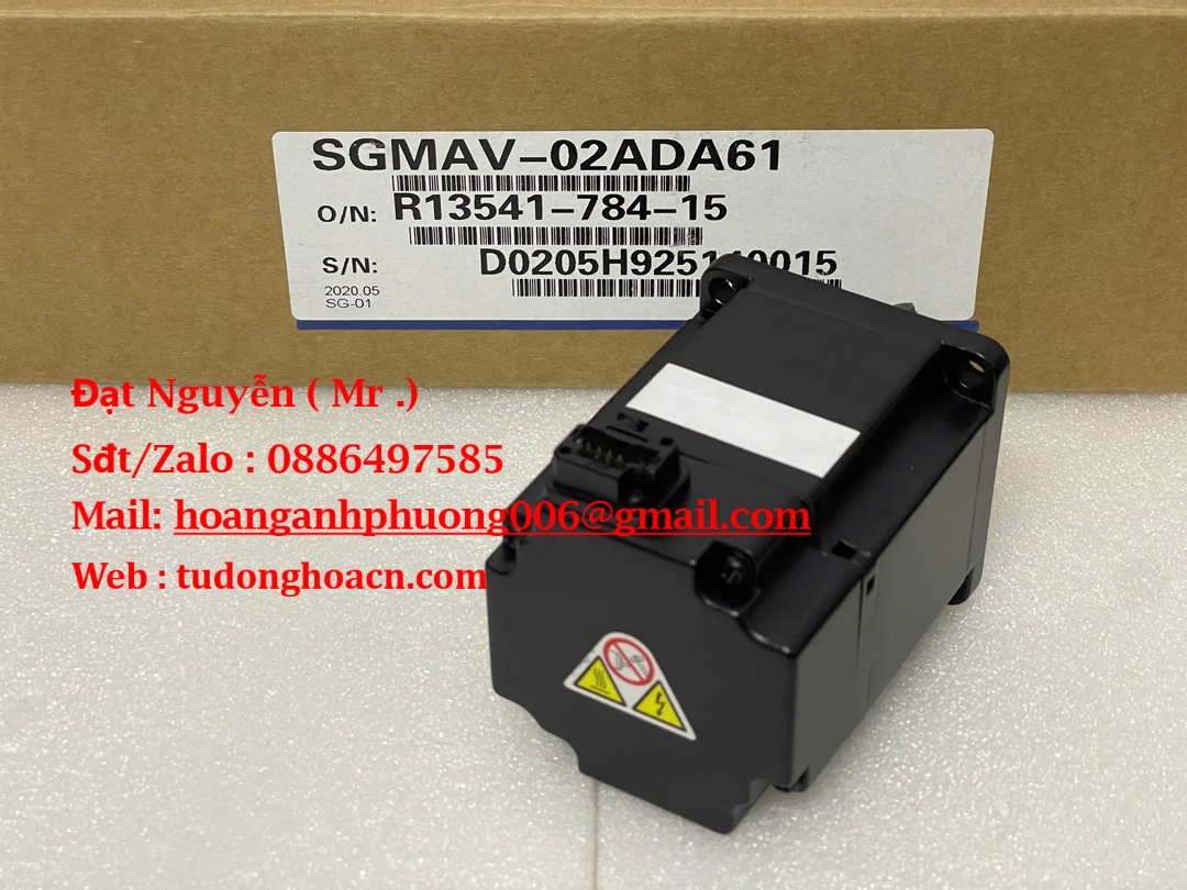 SGMAV-02ADA61 Động Cơ Servo Yaskawa Chính Hãng, Chất Lượng Cao