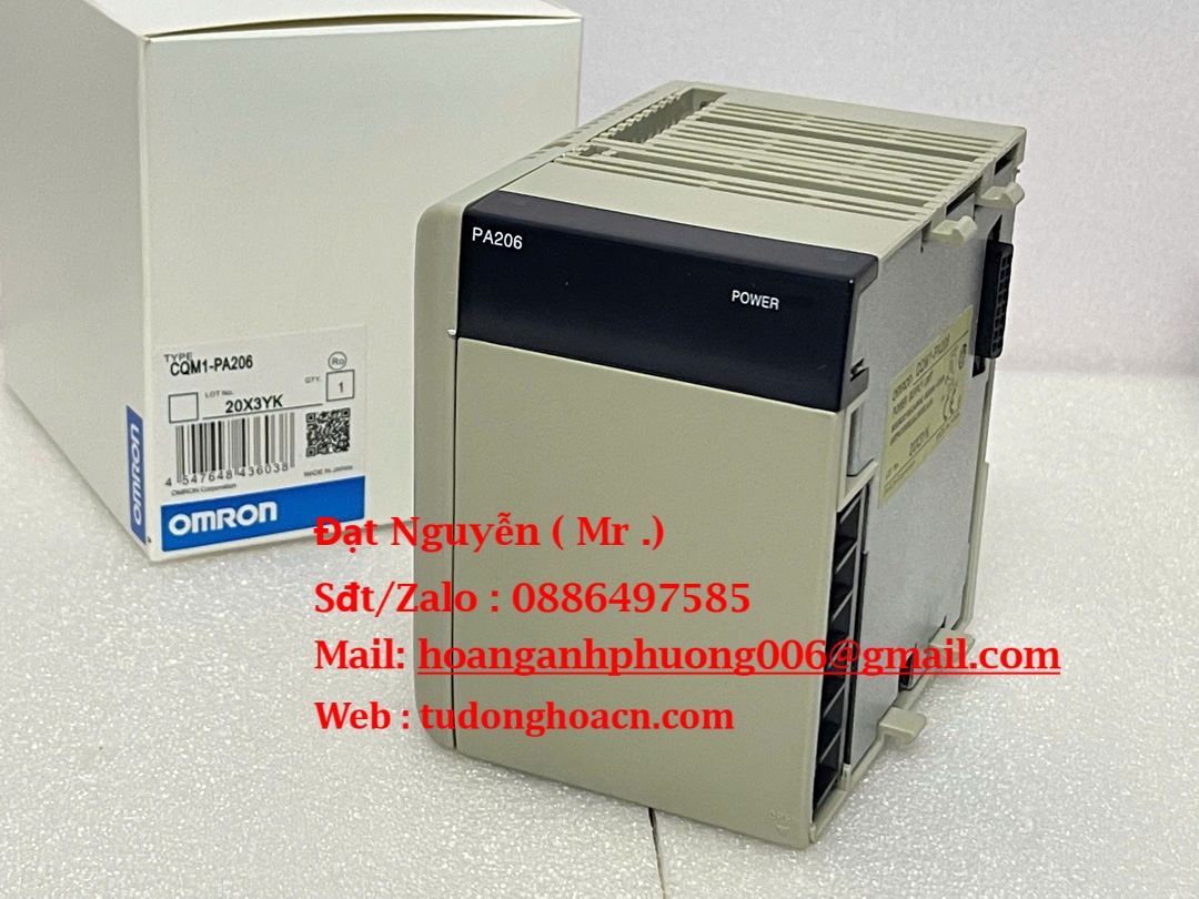 Omron CQM1‑PA206 – Bộ nguồn PLC 30W | Bền bỉ – Ổn định