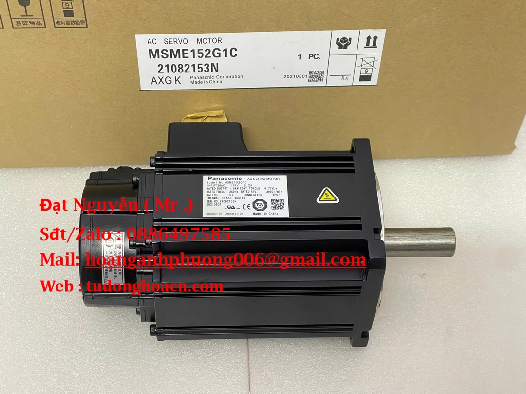 Động cơ Servo Panasonic MSME152G1C Công suất 1.5 kW