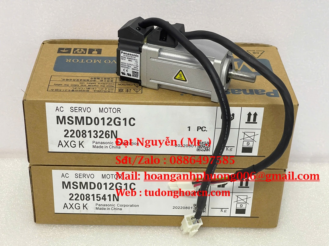 Động Cơ Servo Panasonic MSMD012G1C | 100W, 200VAC, 3000 RPM