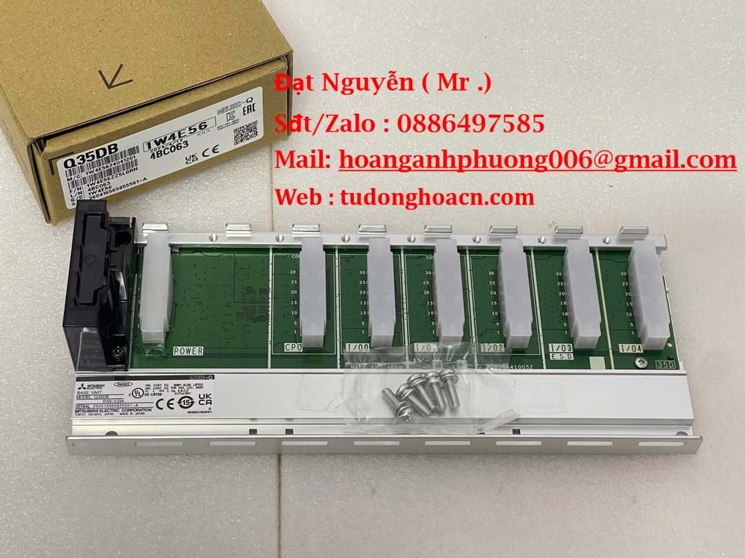 Khối chân đế Main Base Mitsubishi Q35DB Slot 5 I/O – Kết nối