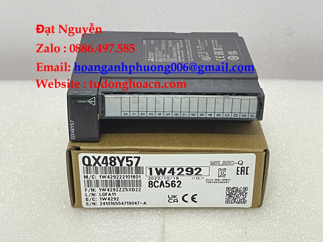 Mô‑đun Mitsubishi QX48Y57 | I/O Kết hợp 8 Input + 7 Output