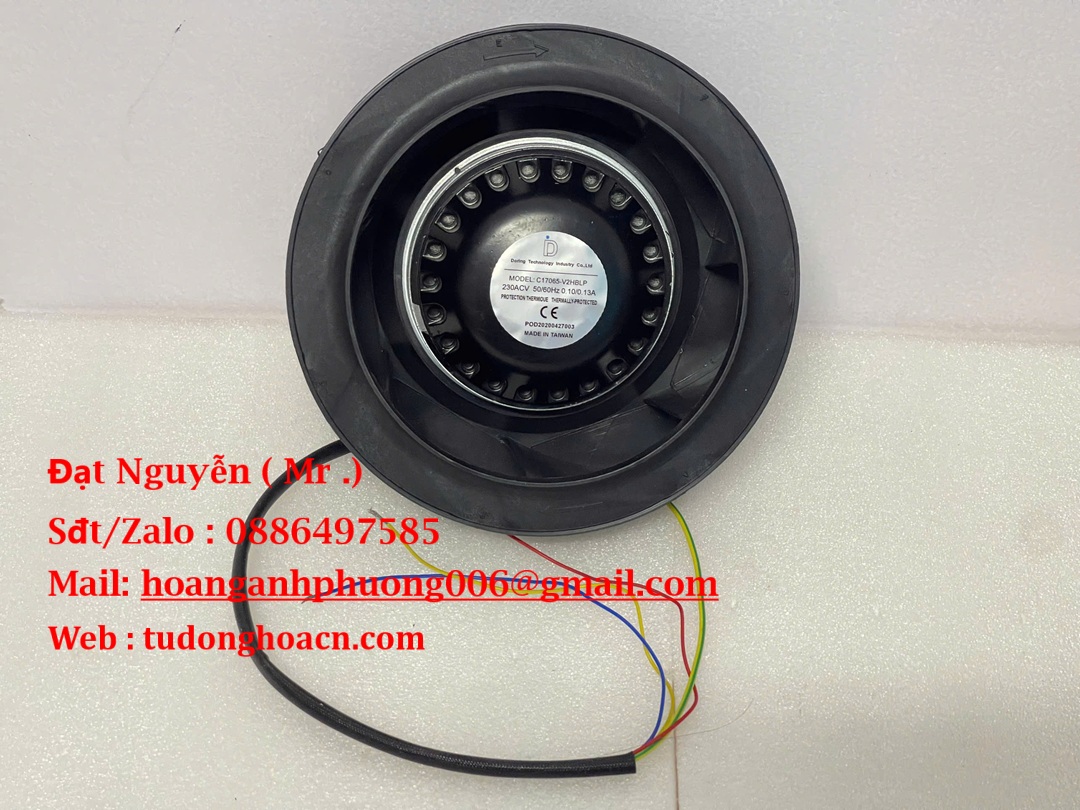 Quạt Ly Tâm C17065-V2HBLP Hiệu Suất Gió Mạnh Mẽ, Ổn Định