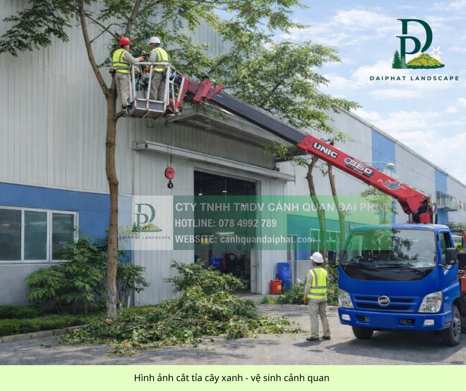 Cắt Tỉa Cây Xanh Nhà Xưởng Đồng Nai, TP.HCM, Bình Dương