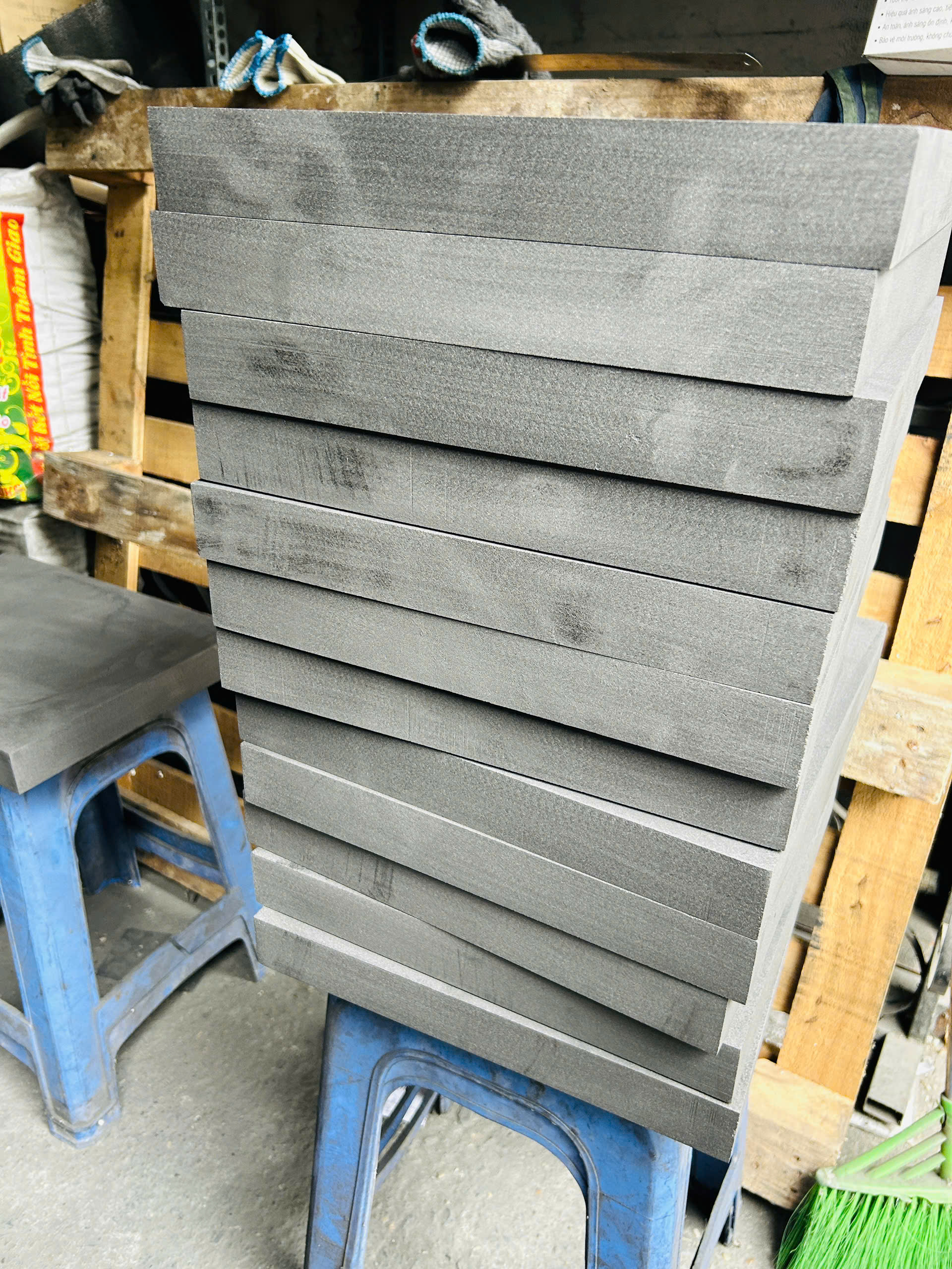 Graphite tấm bôi trơn,  Bột graphite, graphite tấm chặn  lò