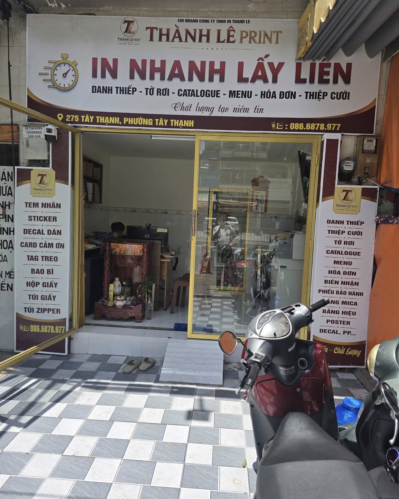 In nhanh Tân Phú – Tem nhãn, decal, danh thiếp