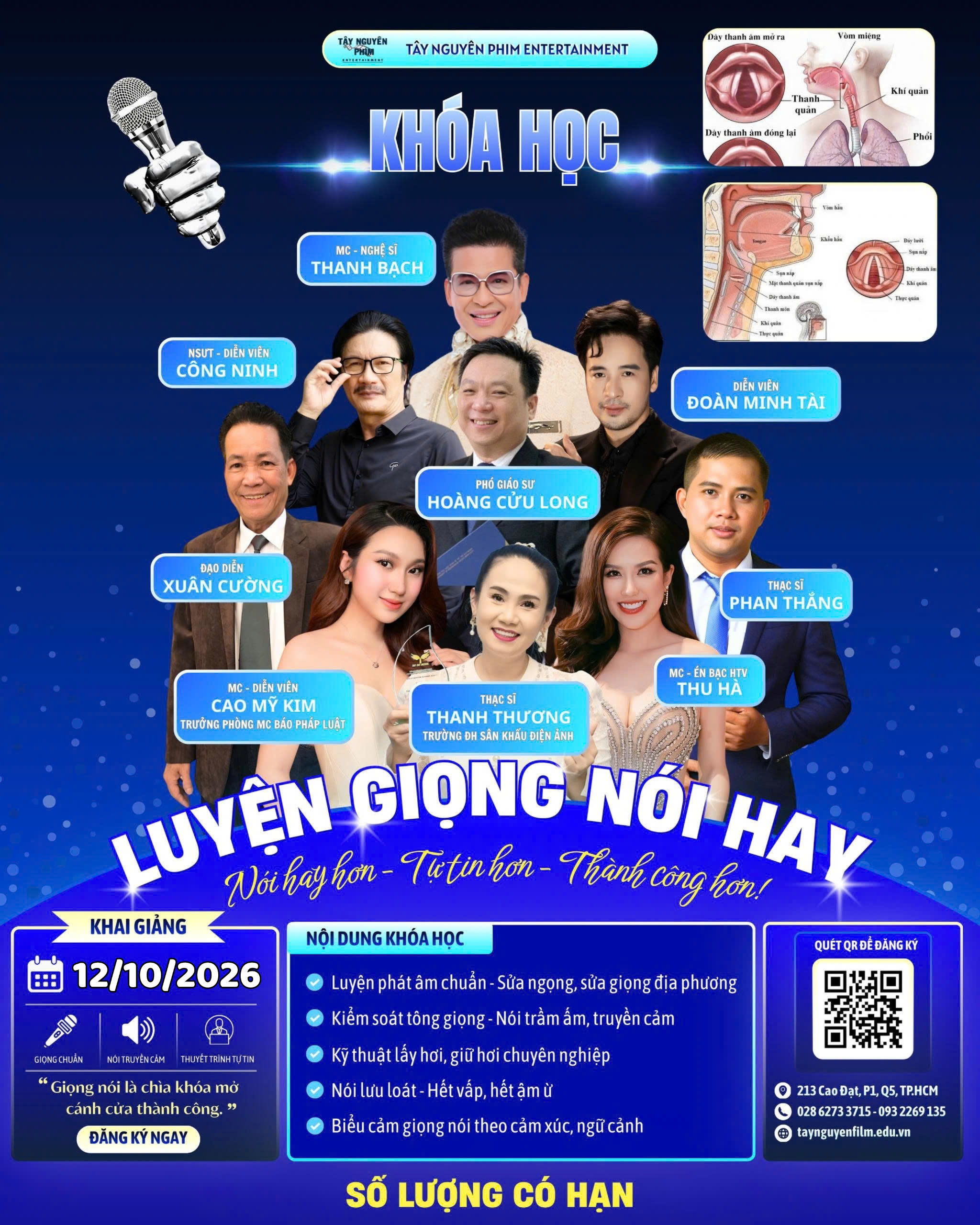 CHIÊU SINH KHÓA LUYỆN GIỌNG NÓI – TỰ TIN HƠN MỖI NGÀY TẠI TPHCM
